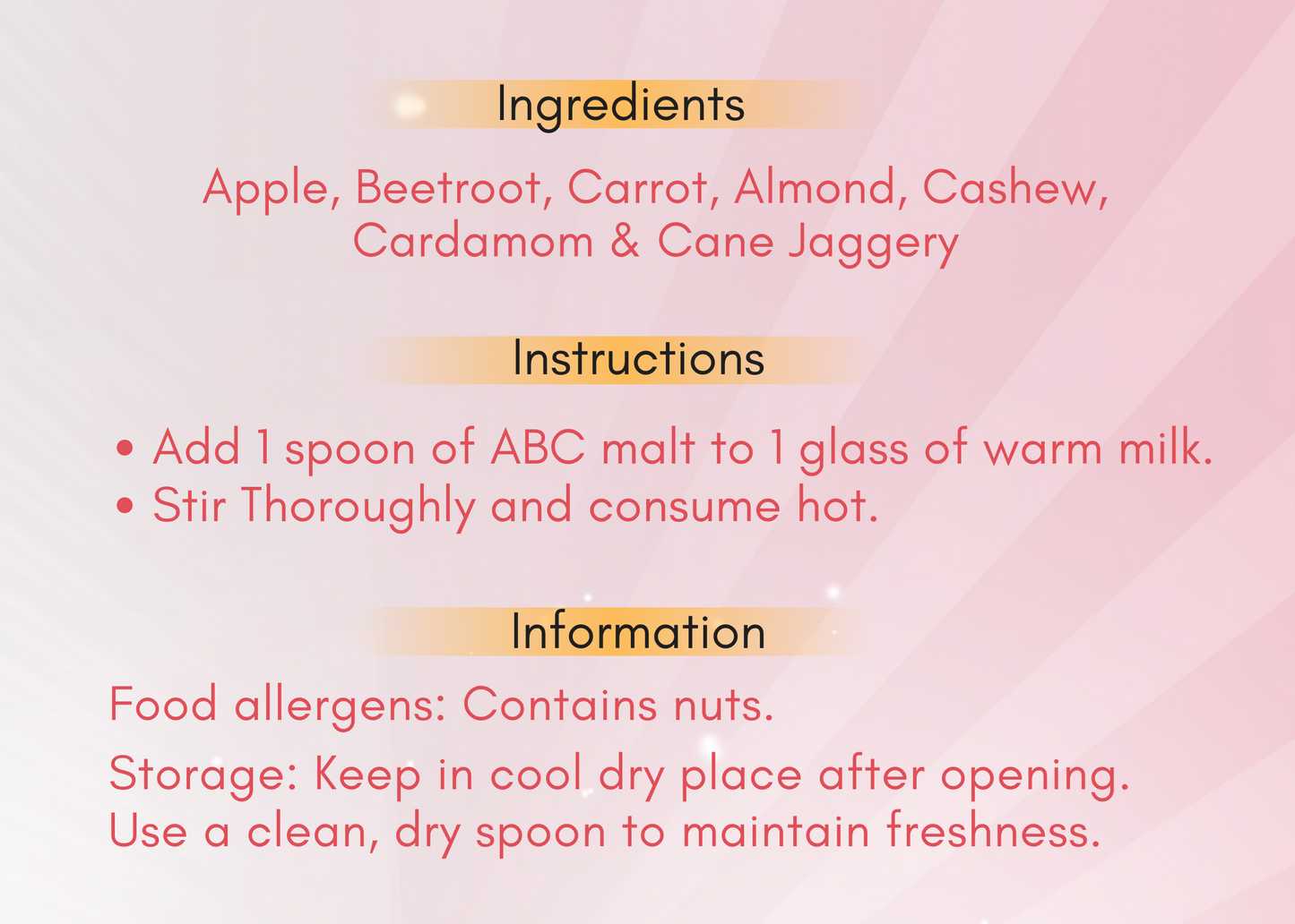 Apple Beetroot Carrot (ABC) Health Mix