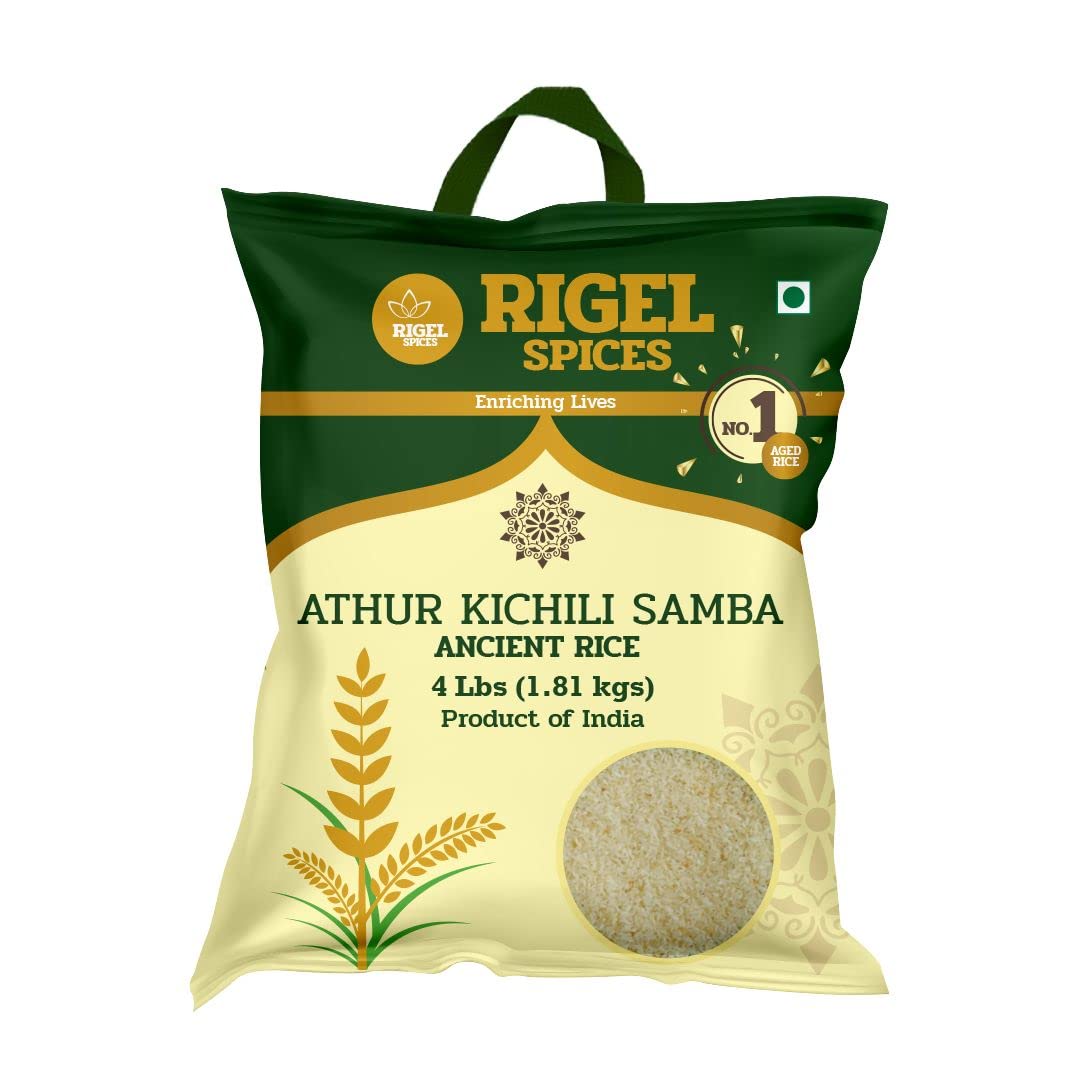 Athur Kichili Samba Rice - 4 Lbs/10 Lbs