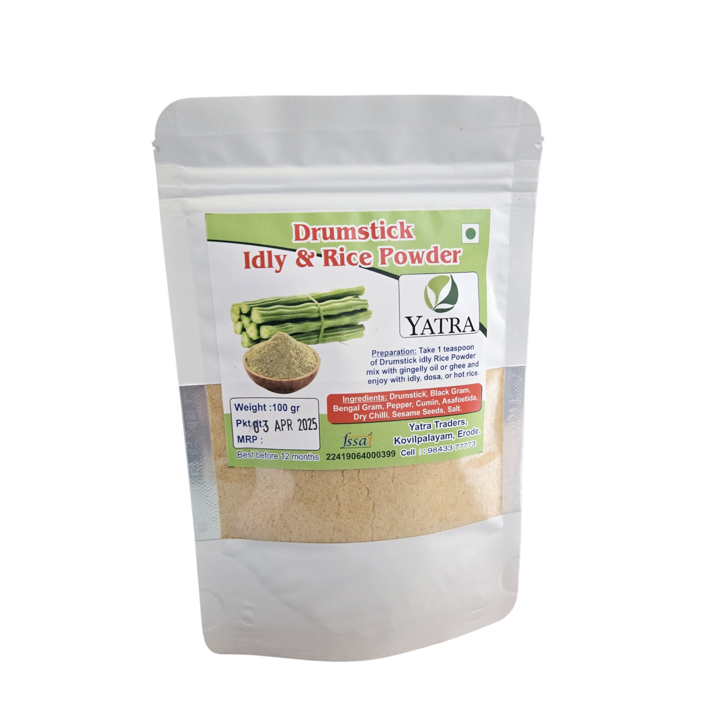 Drumstick Idly & Rice Podi - 100 gms