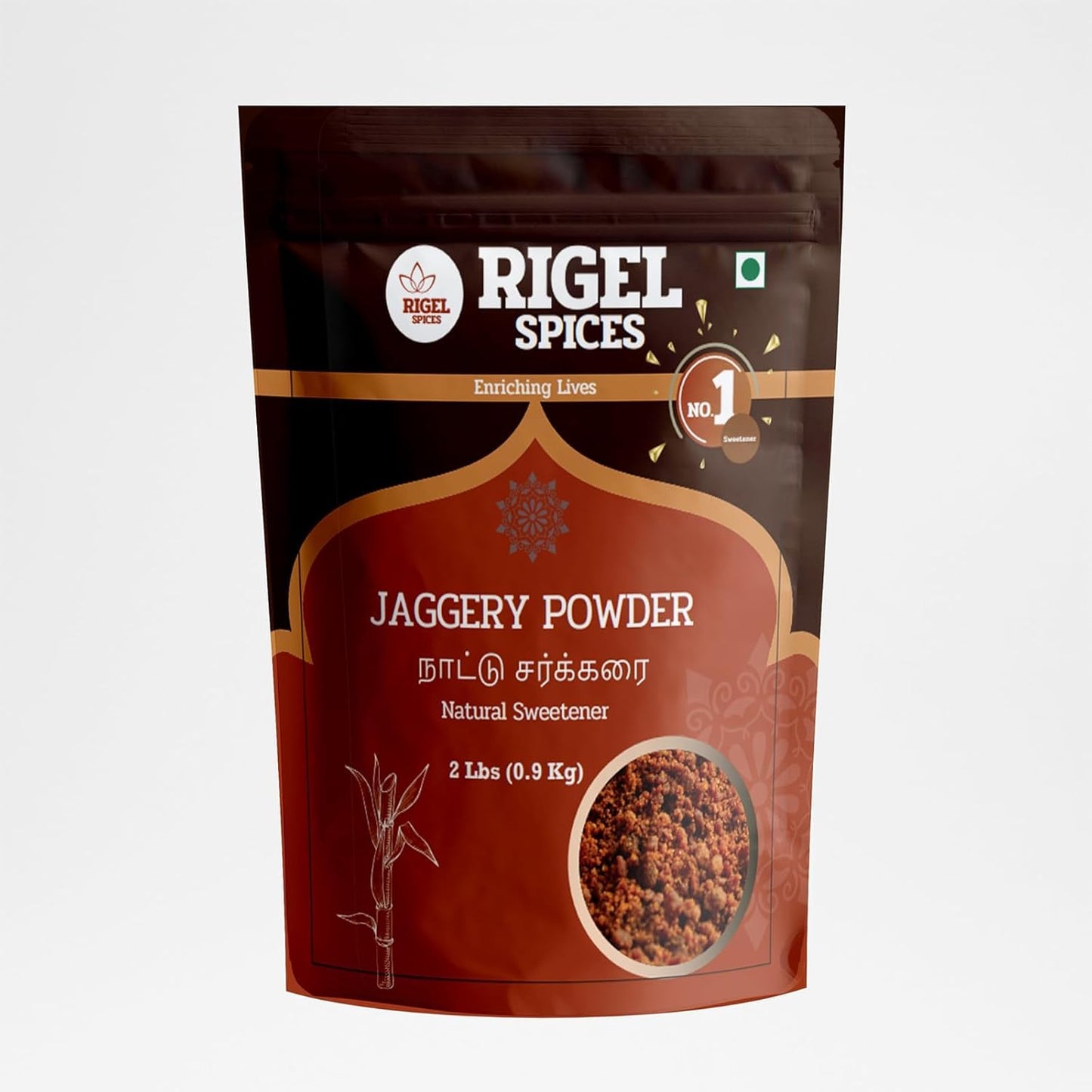Premium Jaggery (Naatu Sakkarai) Powder - 2 Lbs