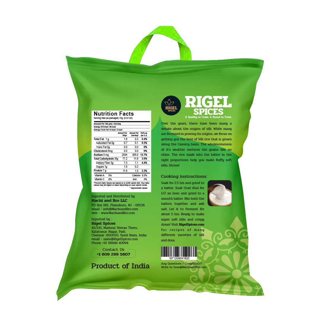 Idli Rice - 20 Lbs