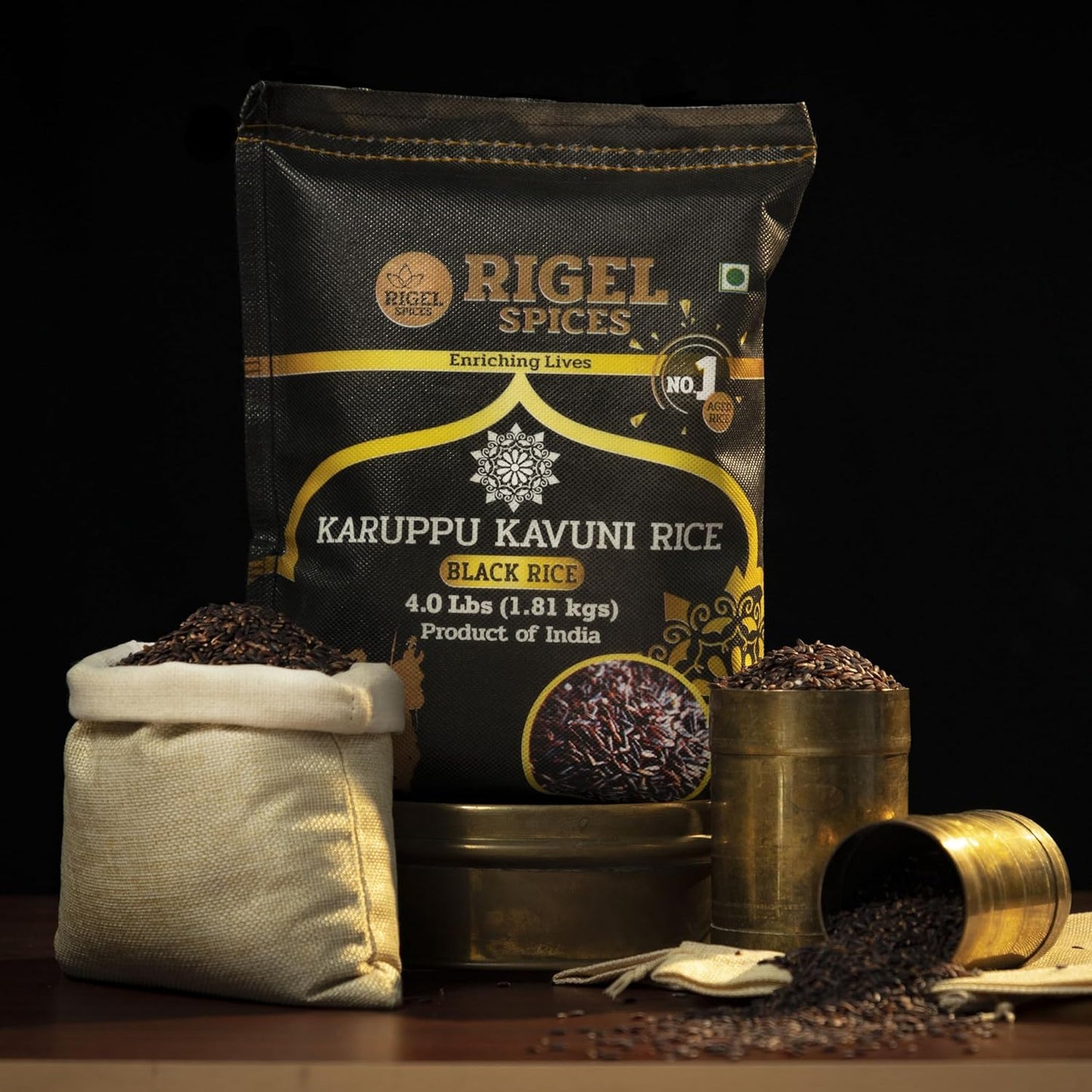 Karuppu Kavuni (Black) Rice - 4 Lbs