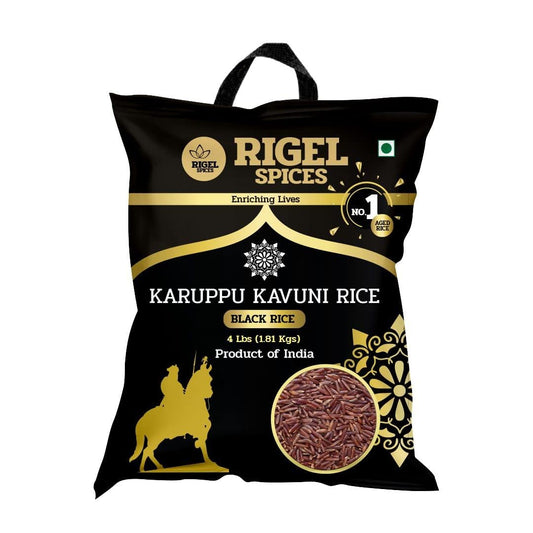 Karuppu Kavuni (Black) Rice - 4 Lbs