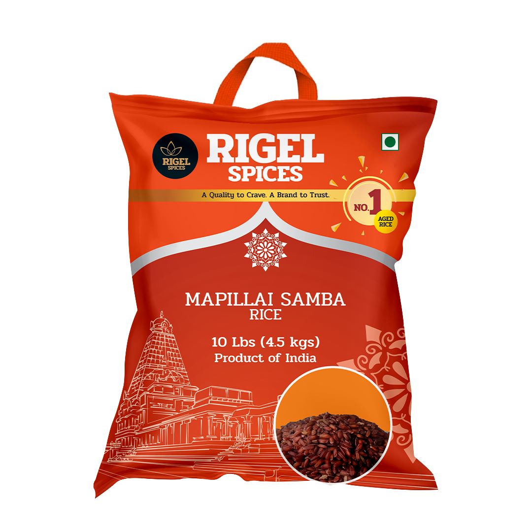 Mapillai Samba (Red) Rice - 2 lbs/10 lbs