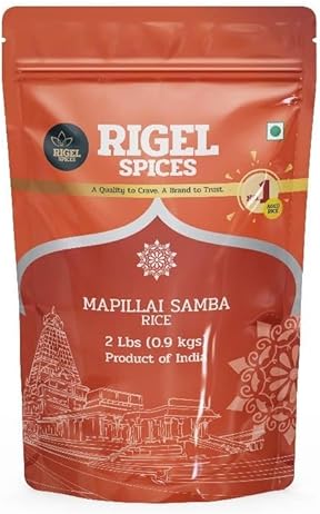 Mapillai Samba (Red) Rice - 2 lbs/10 lbs