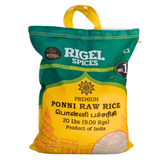 Ponni Raw Rice - 20 lbs