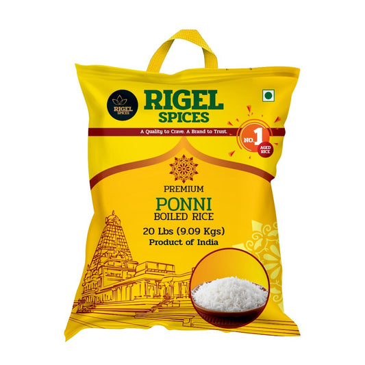 Ponni Boiled Rice - 20 Lbs