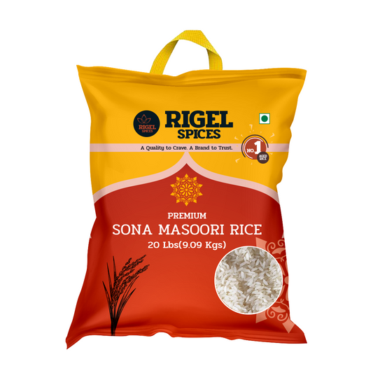 Sona Masoori Rice - 20 Lbs