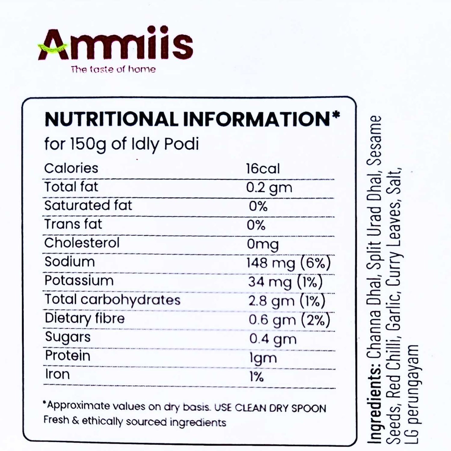 Idly Podi - 150 gms