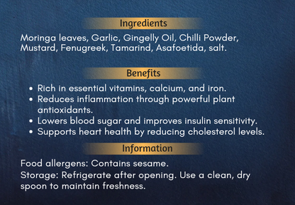 Moringa Leaf Thokku - 200 gms